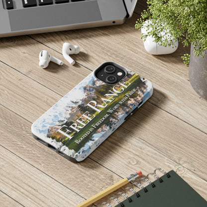 Free Range Tough Phone Cases - Durable Protection for Adventurers, Outdoor Lovers, Travel Gifts, Eco-Friendly Accessories, Unique [...]