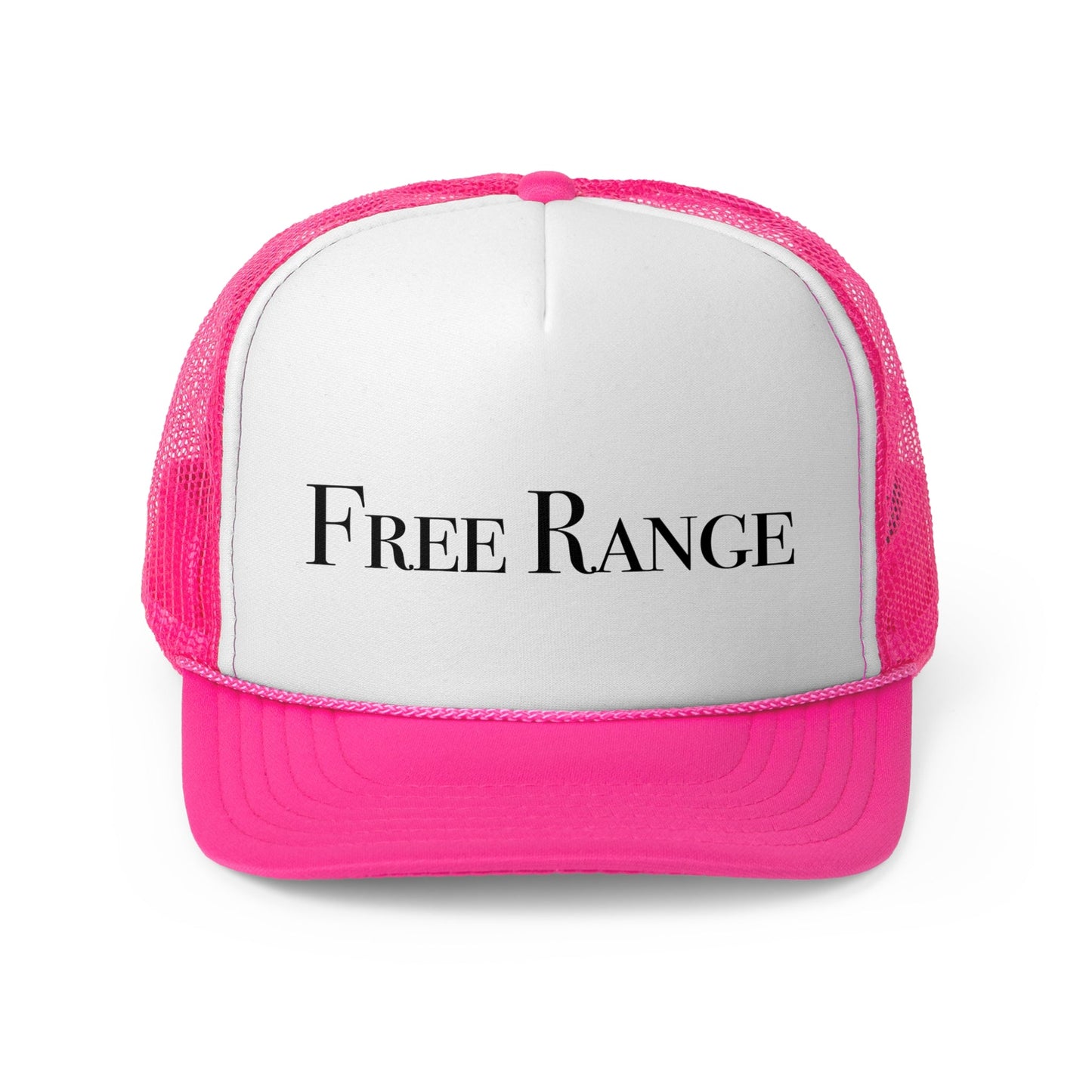 Free Range Trucker Cap, Outdoors Hat, Gift for Farm Lovers, Vintage Style Cap, Adjustable Snapback Hat