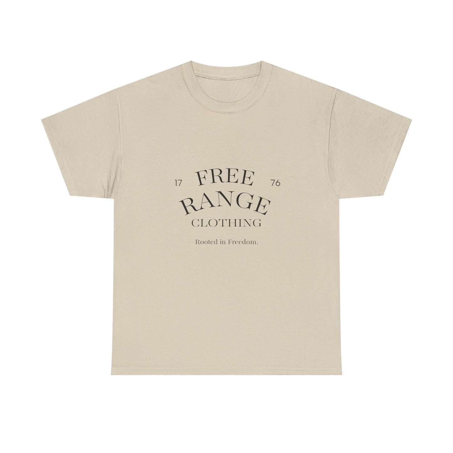 Unisex Heavy Cotton Tee with 'Free Range Clothing' Print - Comfortable Casual Wear, Gift for Animal Lovers, Eco-Friendly Apparel, [...]
