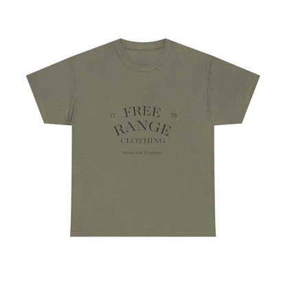 Unisex Heavy Cotton Tee with 'Free Range Clothing' Print - Comfortable Casual Wear, Gift for Animal Lovers, Eco-Friendly Apparel, [...]